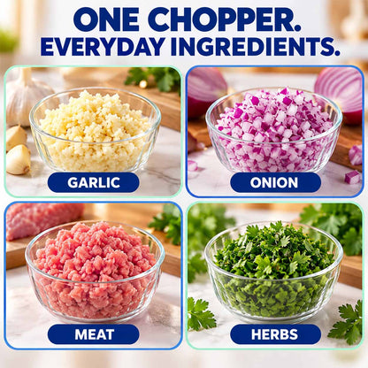 Prep Faster, Cook Smarter | Wireless Mini Food Chopper 🧄⚡
