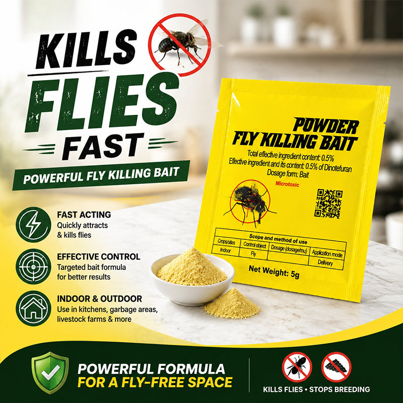 Fly Killing Bait Powder | Fast-Acting Indoor Fly Control（offer）