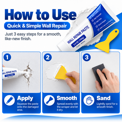 Fix Nail Holes, Small Cracks &Chips-Without the Mess🧱 ✨ (offer)