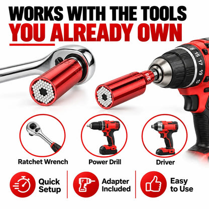 🔧 One Socket for More Jobs — Universal Self-Adjusting Socket