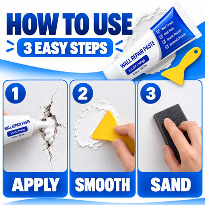 Fix Nail Holes, Small Cracks &Chips-Without the Mess🧱 ✨