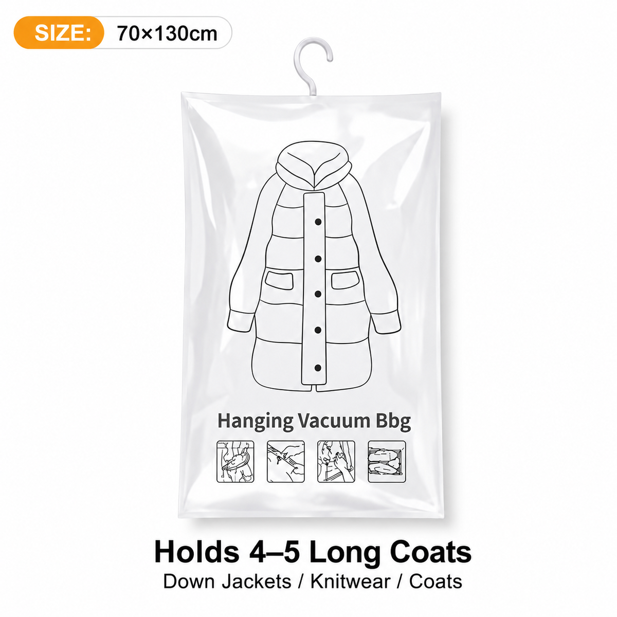 Auvirelo™🧥Hanging Vacuum Storage Bags – Hanging Design for Wardrobe, Air Vacuum Compression, Waterproof Dustproof & Space-Saving 🧹 (Offer)