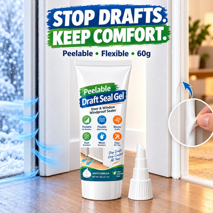 Stop Chilly Drafts 🌬️🪟 White Peelable Gap Sealant