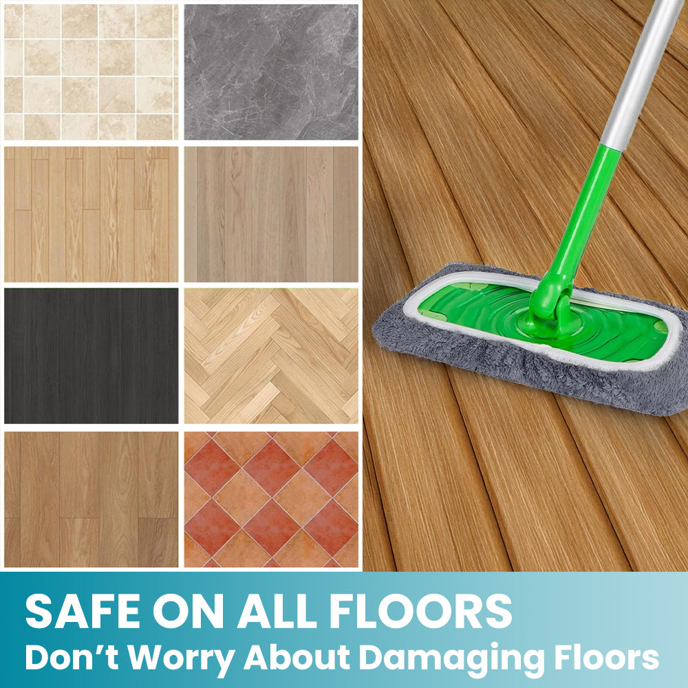 ♻️ Stop Buying Disposable Mop Pads — Reusable Microfiber Mop Pads