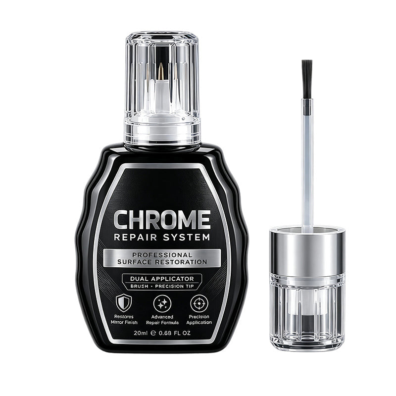 🚗 Chrome Restoration Set – Removes Oxidation & Restores High-Gloss Metallic Finish(offer)