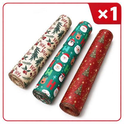 🆂 Christmas-themed gift wrapping paper