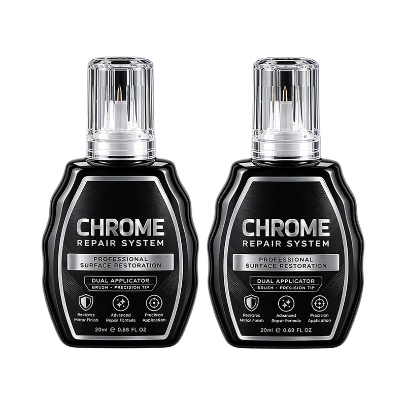 🥳 HOT SALE 2026 🥳 💞 50,000+ SOLD! ✨🚗 Chrome Restoration Set – Removes Oxidation & Restores High-Gloss Metallic Finish | Premium Quality