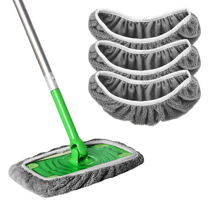 ♻️ Stop Buying Disposable Mop Pads — Reusable Microfiber Mop Pads