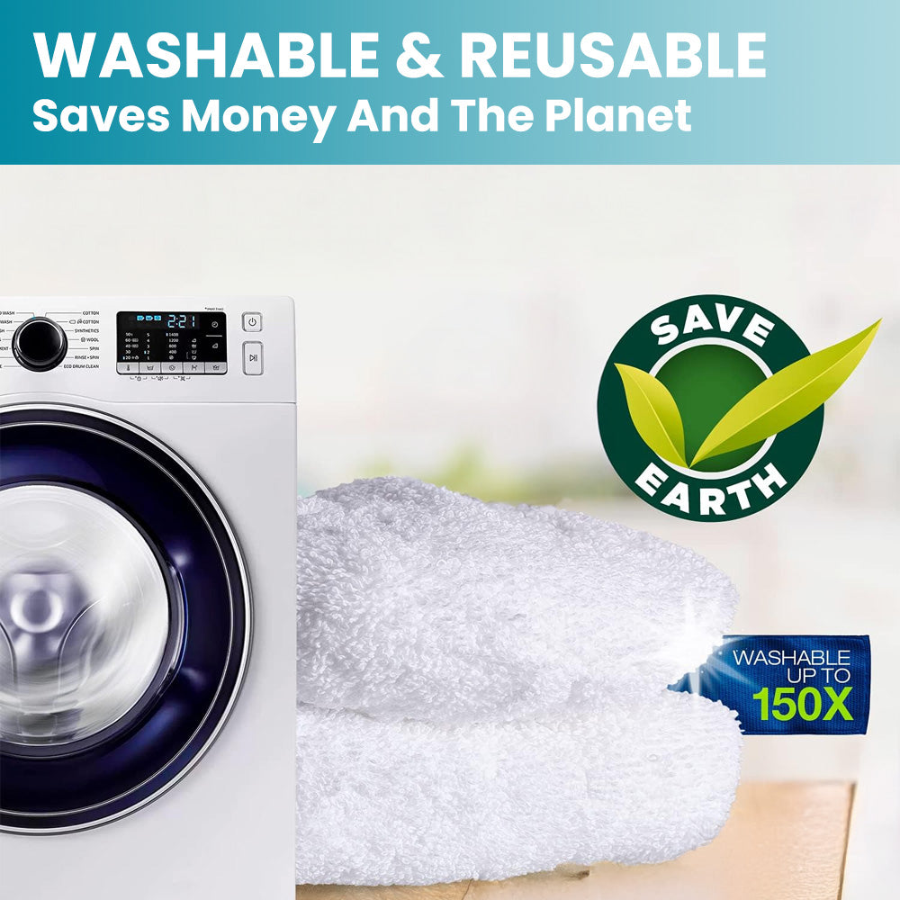 ♻️ Stop Buying Disposable Mop Pads — Reusable Microfiber Mop Pads