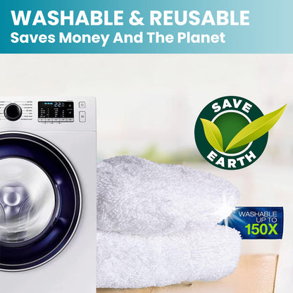 ♻️ Stop Buying Disposable Mop Pads — Reusable Microfiber Mop Pads