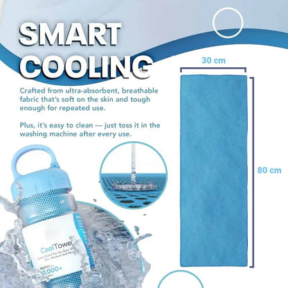 💦Cold Sweat Towel You Can Use Anywhere, Anytime! Reusable Soft Absorbent Cooling Portable