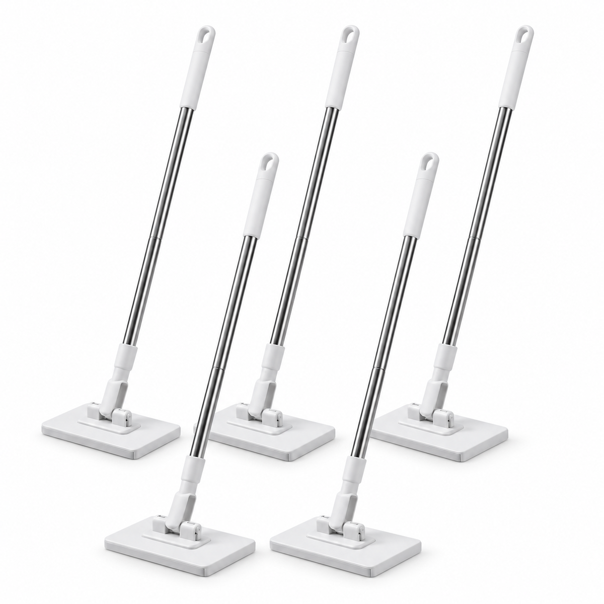 Whole-Home Cleaning Made Easy — Reusable Cloth Flat Mop