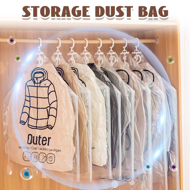 Auvirelo™🧥Hanging Vacuum Storage Bags: Space-Saving & Dustproof