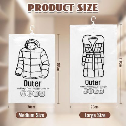 Auvirelo™🧥Hanging Vacuum Storage Bags: Space-Saving & Dustproof