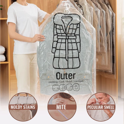 Auvirelo™🧥Hanging Vacuum Storage Bags: Space-Saving & Dustproof