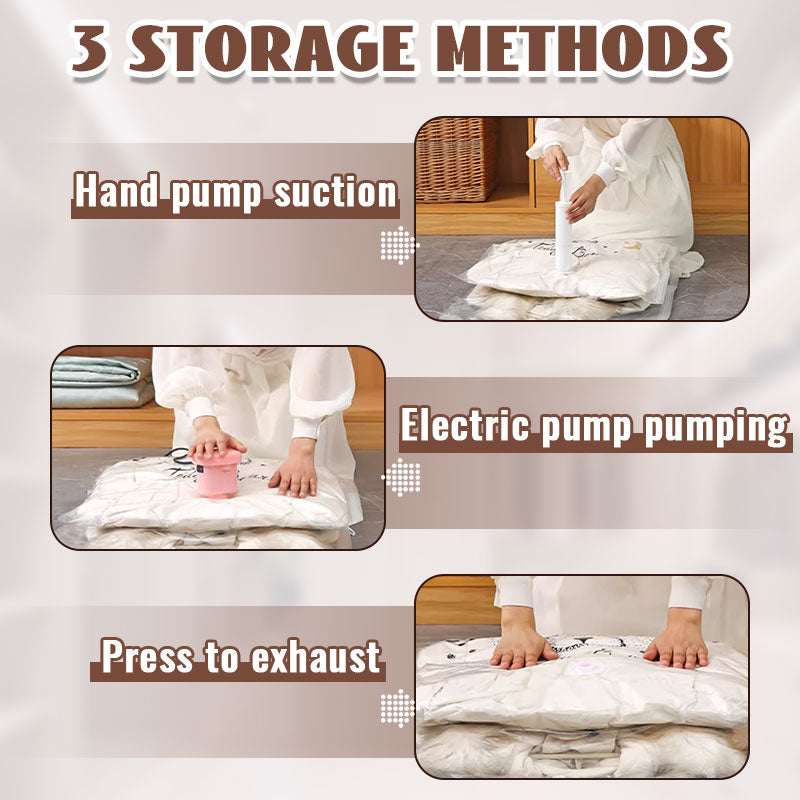 Auvirelo™🧥Hanging Vacuum Storage Bags – Hanging Design for Wardrobe, Air Vacuum Compression, Waterproof Dustproof & Space-Saving 🧹 (Offer)