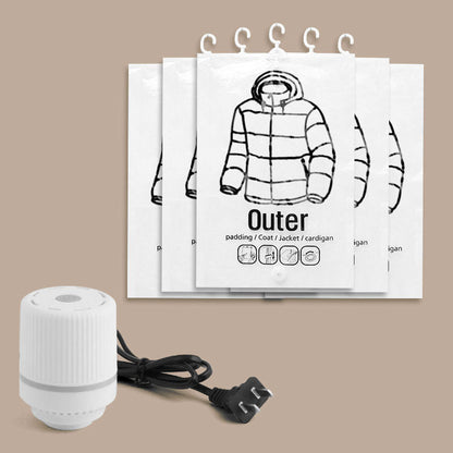 Auvirelo™🧥Hanging Vacuum Storage Bags – Hanging Design for Wardrobe, Air Vacuum Compression, Waterproof Dustproof & Space-Saving 🧹 (Offer)