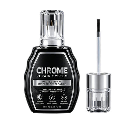 🚗 Chrome Restoration Set – Removes Oxidation & Restores High-Gloss Metallic Finish(offer)