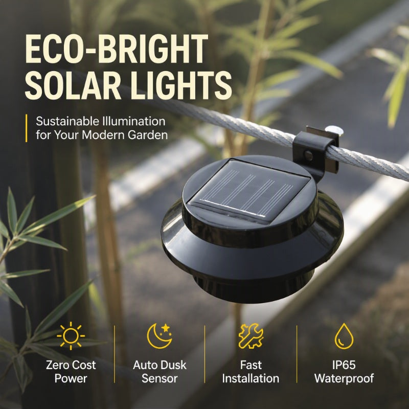 🅷Auvirelo™ Outdoor Waterproof Solar LED Gutter Wall Lights