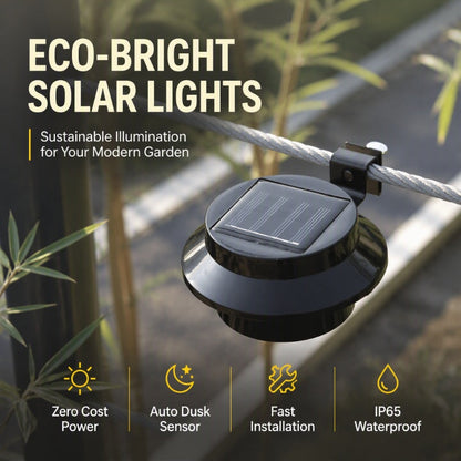🅷Auvirelo™ Outdoor Waterproof Solar LED Gutter Wall Lights